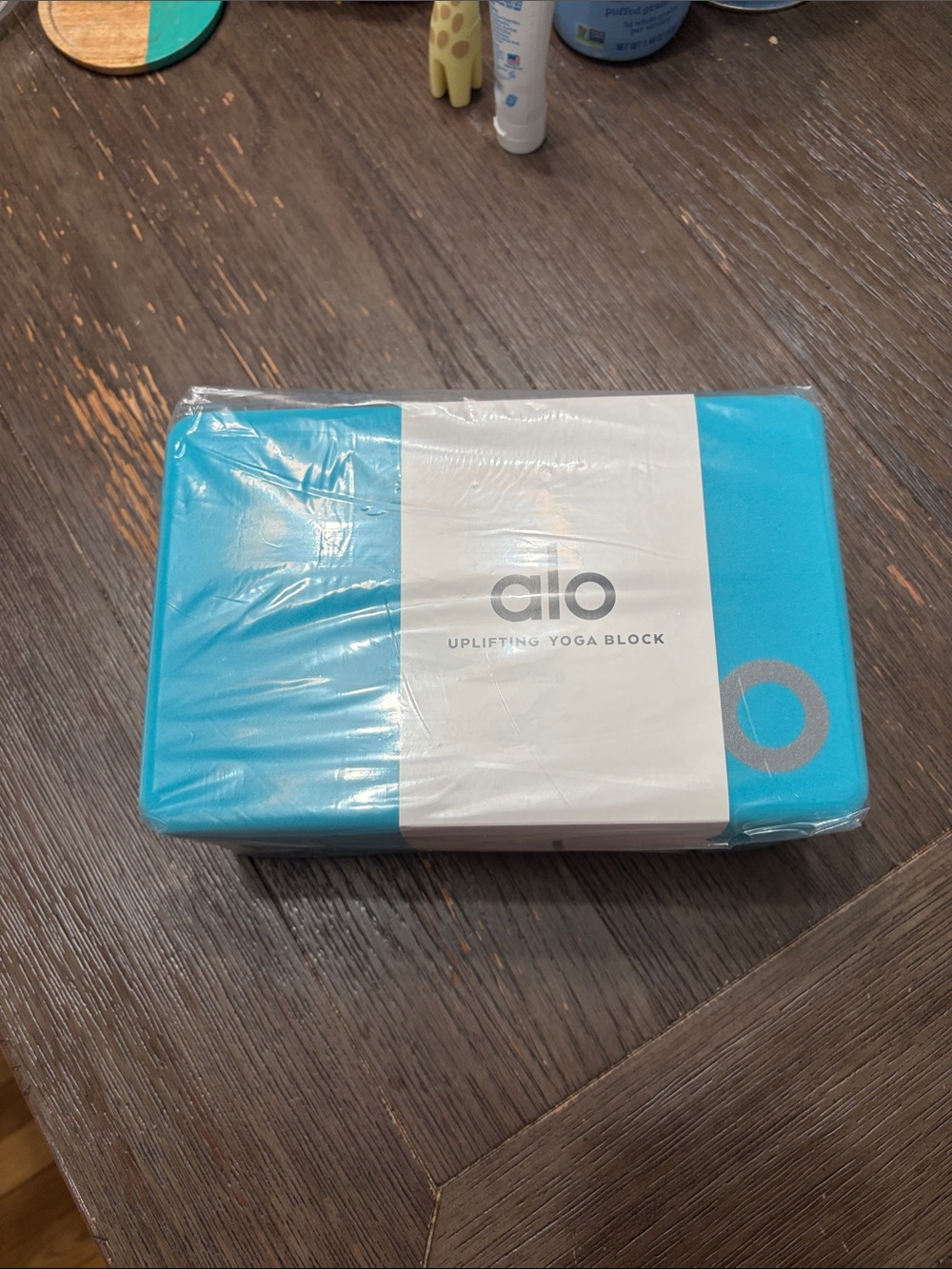 ALO Yoga Uplifting Yoga Block in Bright Turquoise
